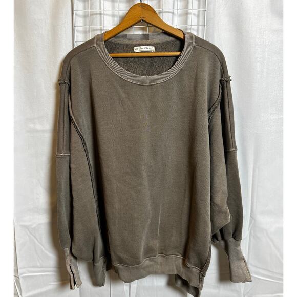Free People We The Free Camden Sweatshirt Dolphin Small - Picture 1 of 6